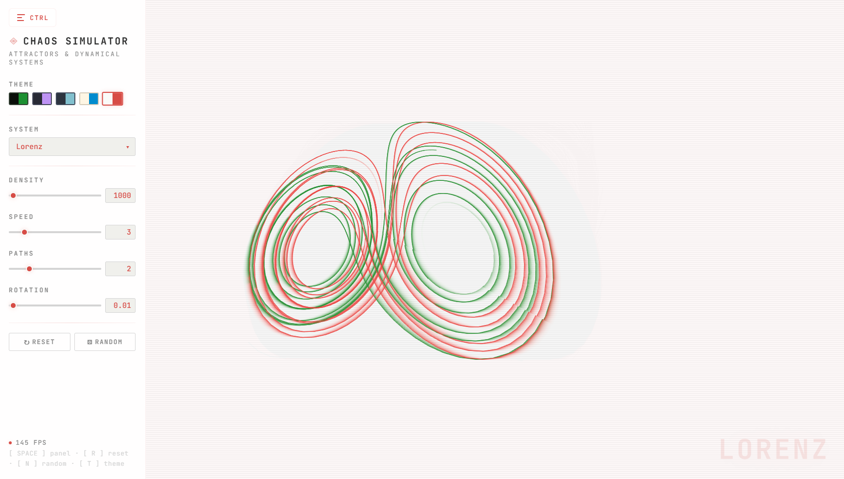 Attractors Simulation